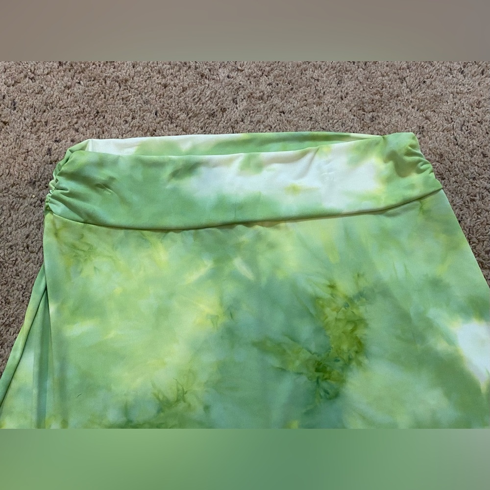 Green Maxi Skirt Size 3X - Picture 3 of 6